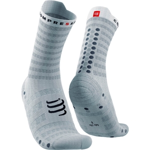 Compressport Pro Racing Socks V4.0 Ultralight Run High Blanco
