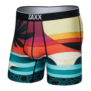 Saxx Volt Breathable Mesh Boxer Brief Hombre Naranja