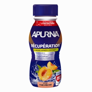 Apurna Boisson de récupération Thé Pêche - Bouteille 200ml 