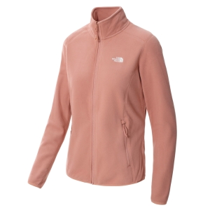 The North Face 100 Glacier Full Zip Feminino Cor-de-rosa