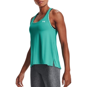 Under Armour Knockout Tank Vrouw Turkoois