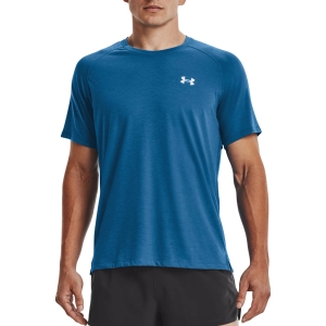 Under Armour Streaker Short Sleeve Mann Blau