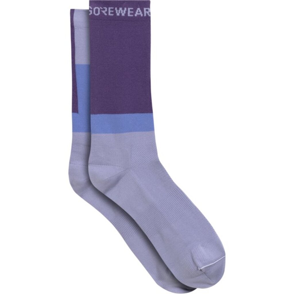 Gore Wear Violet Essential Block Socks Purple