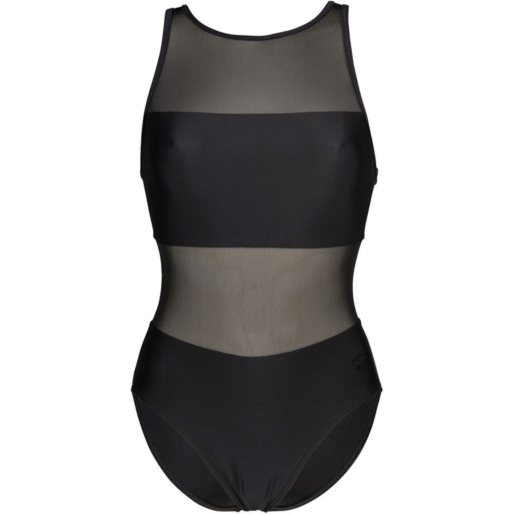 Arena Noir Wowater Touch Swimsuit Vent Back Donne Nero