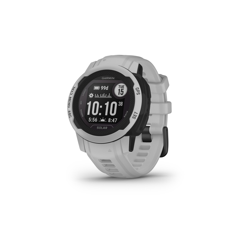 Montre gps cardio sans ceinture instinct 2s solar e garmin gris