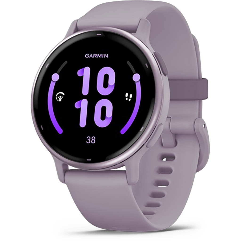 Garmin Vivoactive 5 Metallic Orchid avec bracelet violet Violet