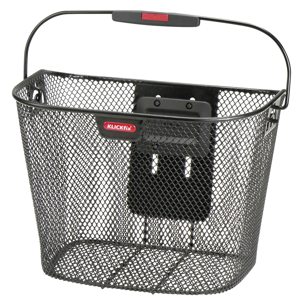 Klickfix Noir Panier Panier 16 Litres + Fixation Fixe Black