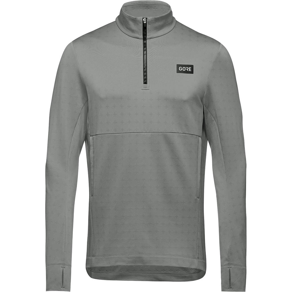 Gore Wear Men's Gris Everyday Thermo 1/4-Zip Man Gray