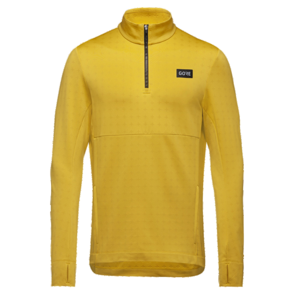 Gore Wear Men's Jaune Everyday Thermo 1/4-Zip Man Yellow