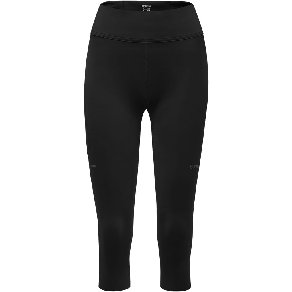 Gore Wear Noir Concurve 3/4 Tights Womens Donne Nero