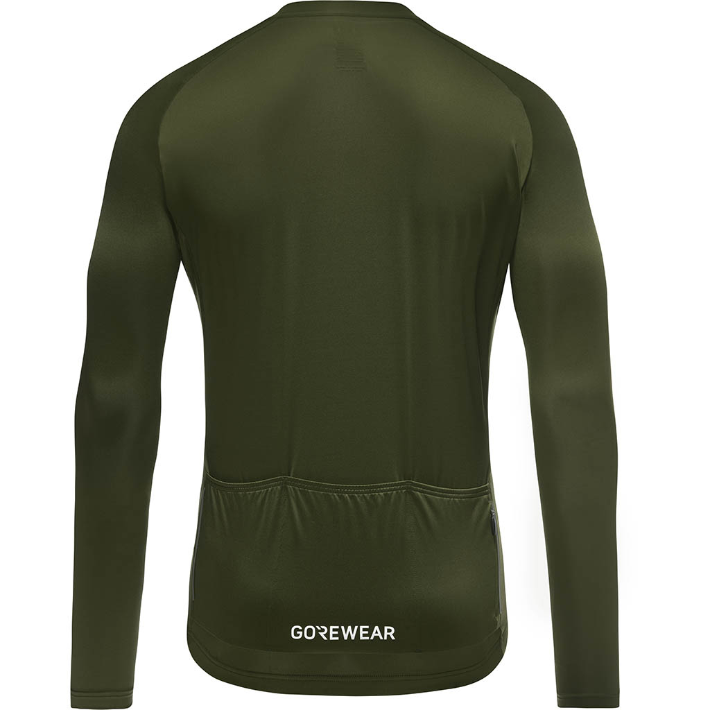 Gore Wear spinshift kaki Maillot vélo à manches longues pour homme