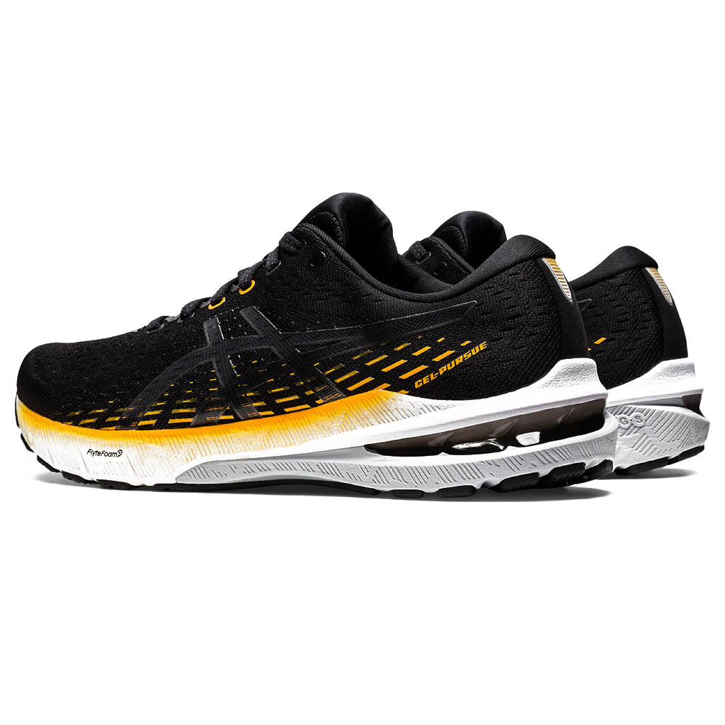 Asics Gel Pursue 8 nero arancione scarpe da running da uomo