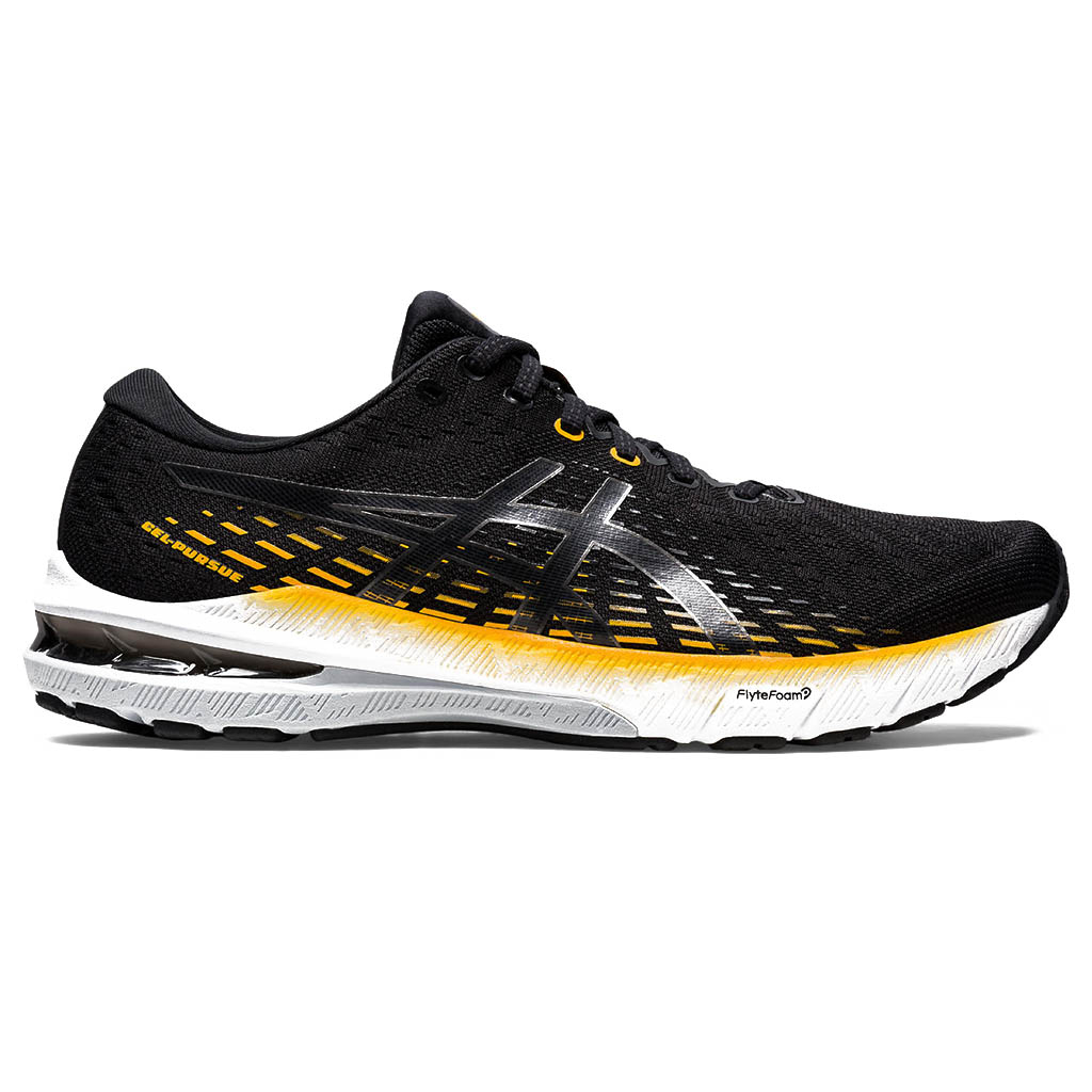 Asics Gel Pursue 8 black orange men s running shoes