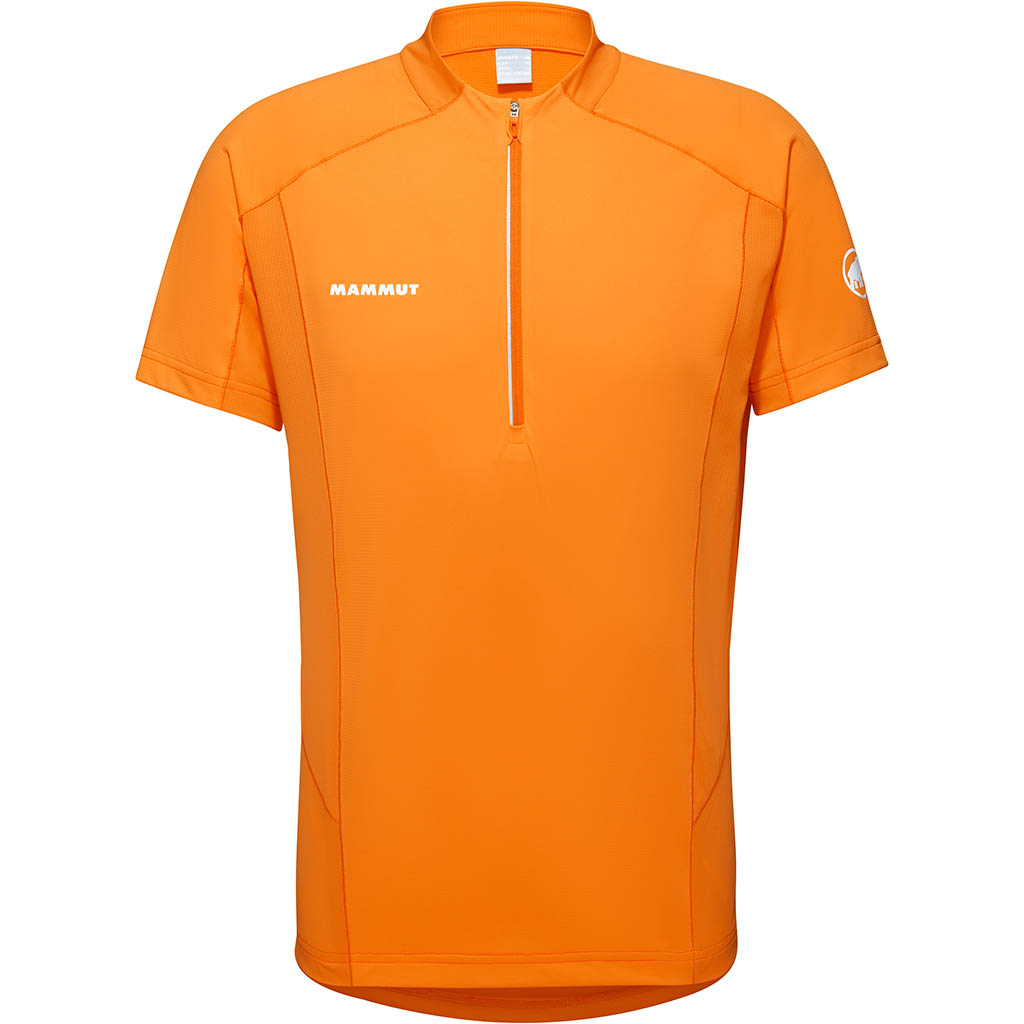 Mammut Orange Aenergy Fl Half Zip T-Shirt Man