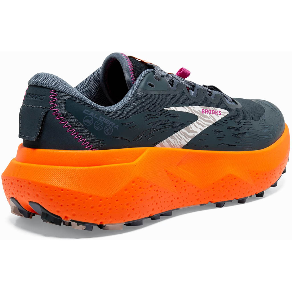Brooks met Caldera 6 Slate.Cheddar.Zilvergrijs paus
