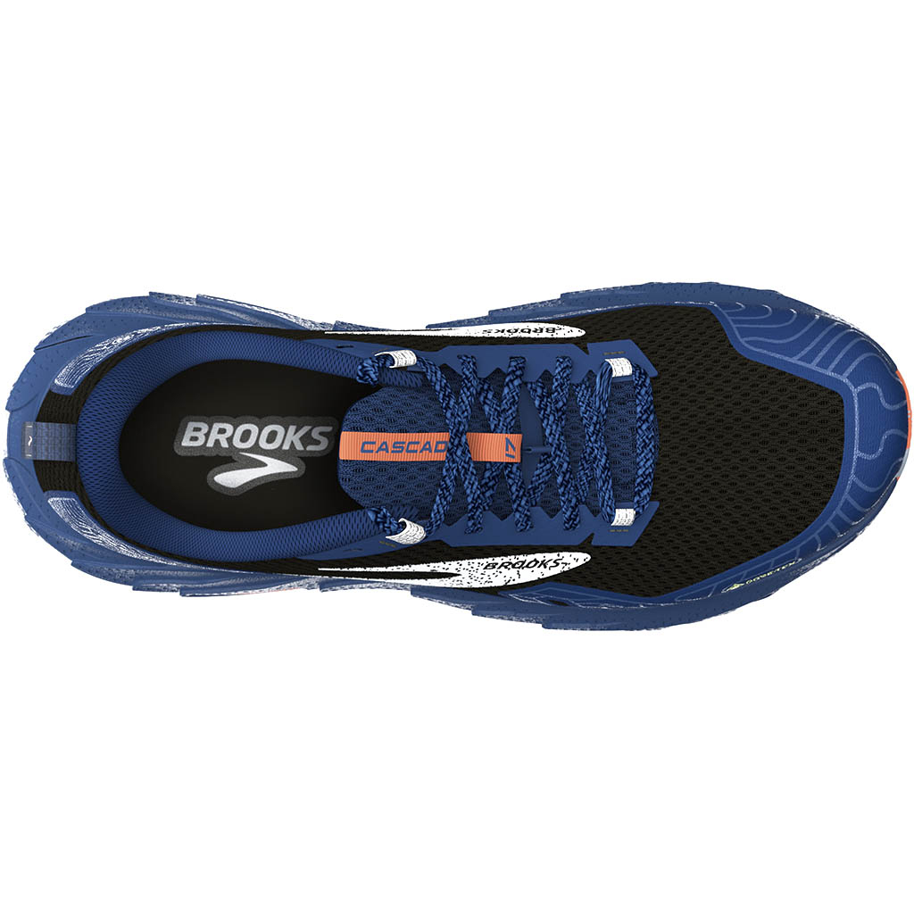 Brooks running Cascadia 17 Gore Tex Black.Blue.Firecracker Lepape