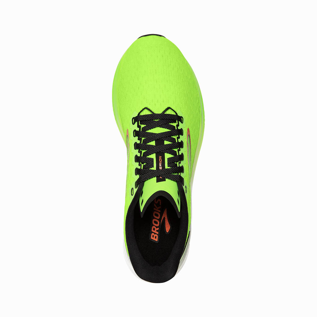 Brooks running Hyperion Green Gecko.Red Orange.White Lepape