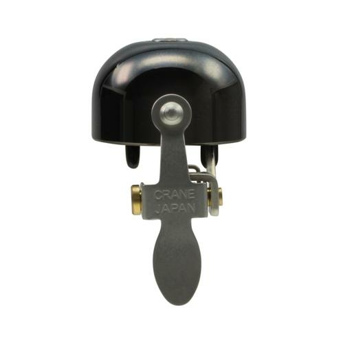 Crane Bell Noir Sonnette E-Ne Bell (Clamp Band Mount) Black