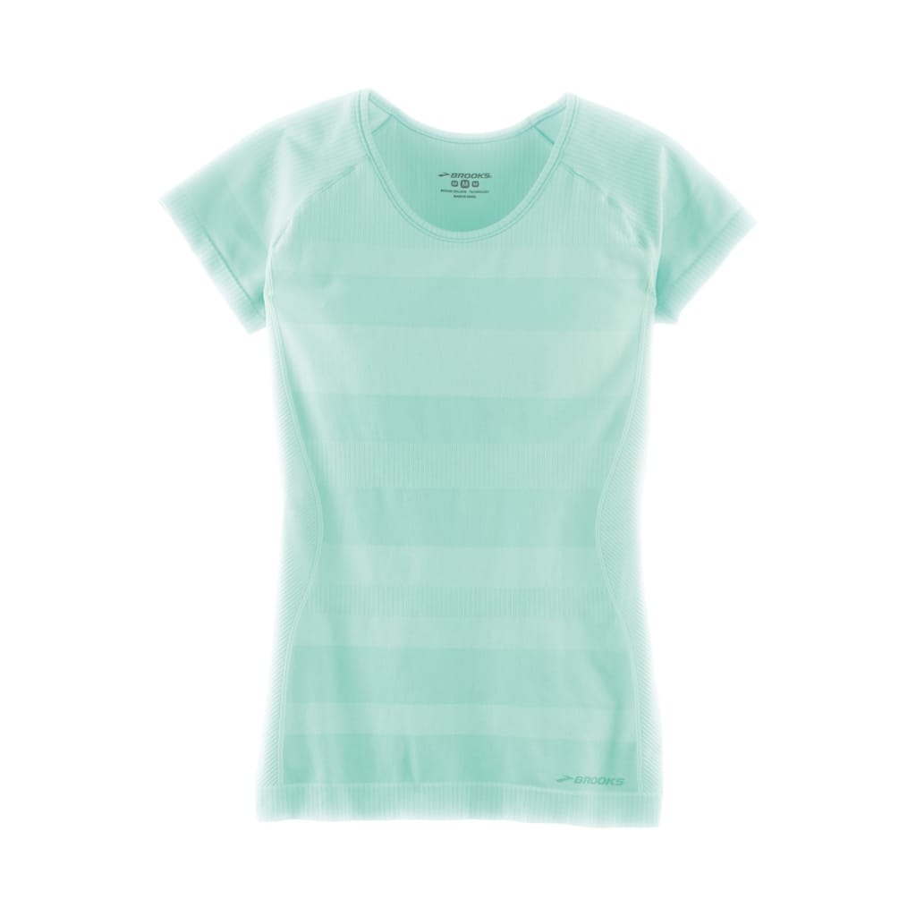 Brooks Running Women's Turquoise Streaker Short Sleeve