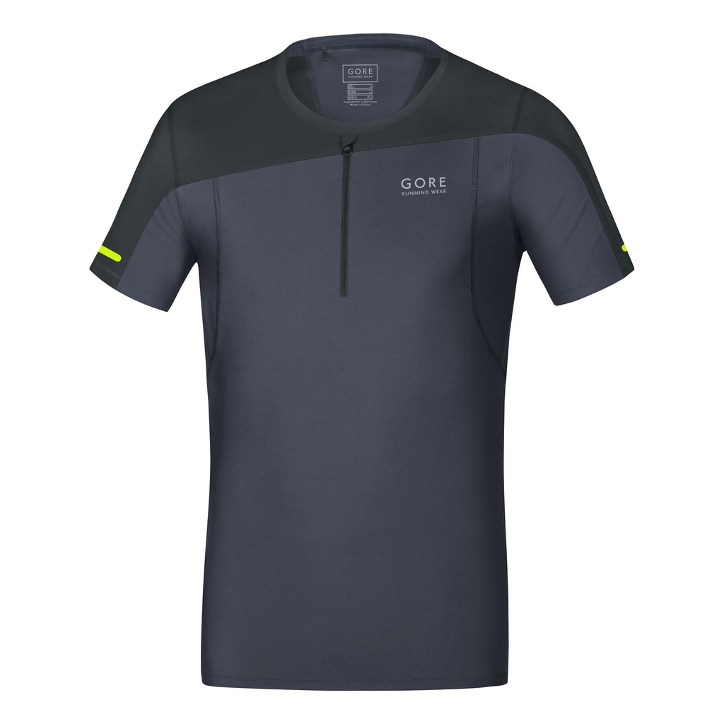Gore Noir Maillot Fusion Zip Man Black