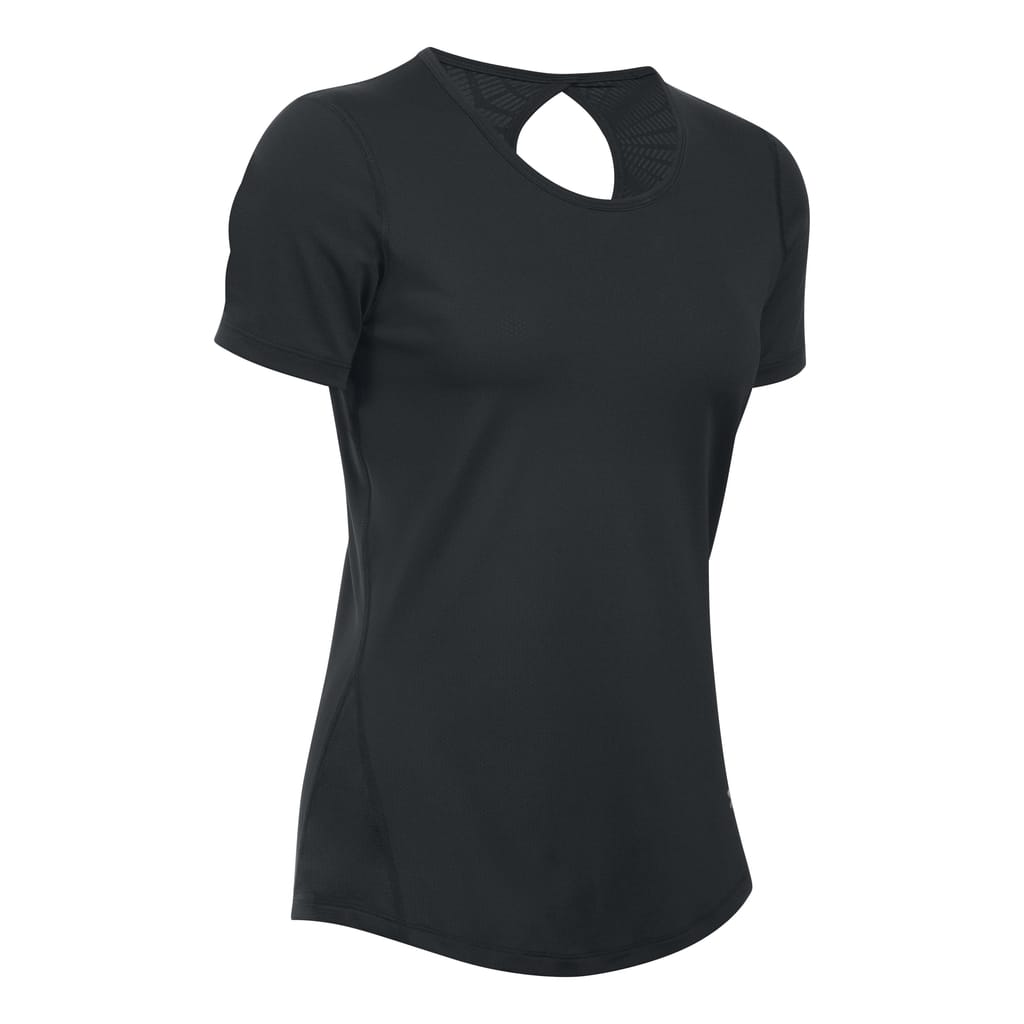 Under Armour Women's Noir Ua Hg Coolswitch Ss Black