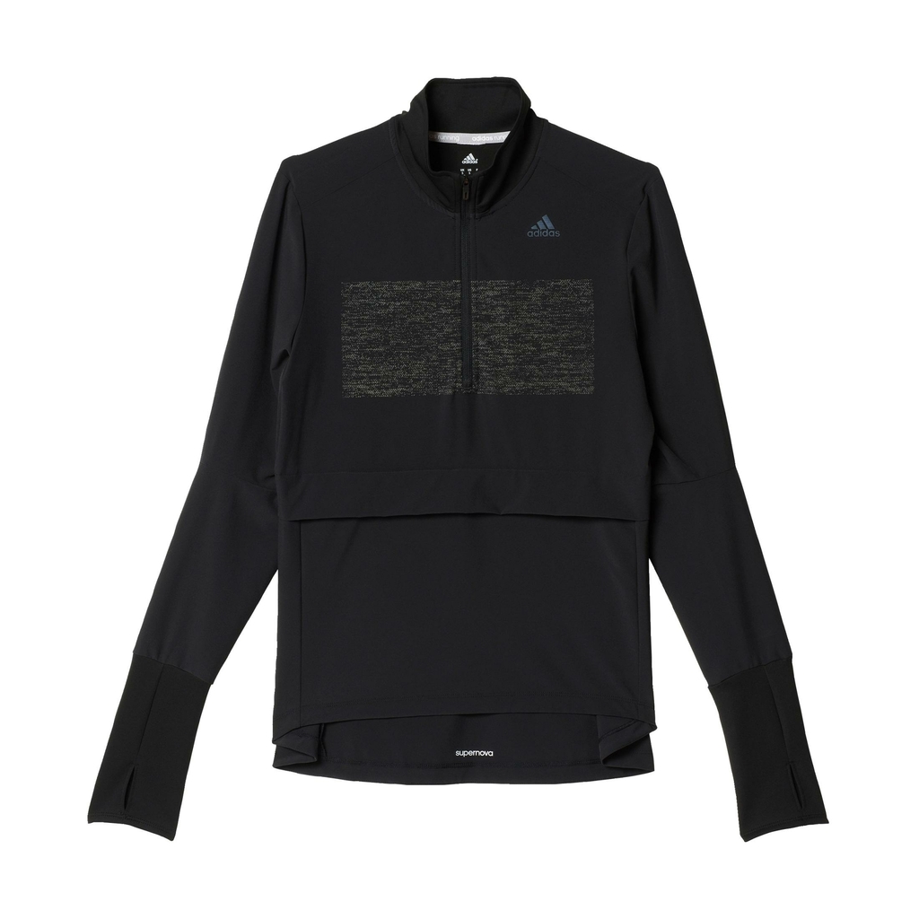 adidas black supernova storm sweatshirt men s model