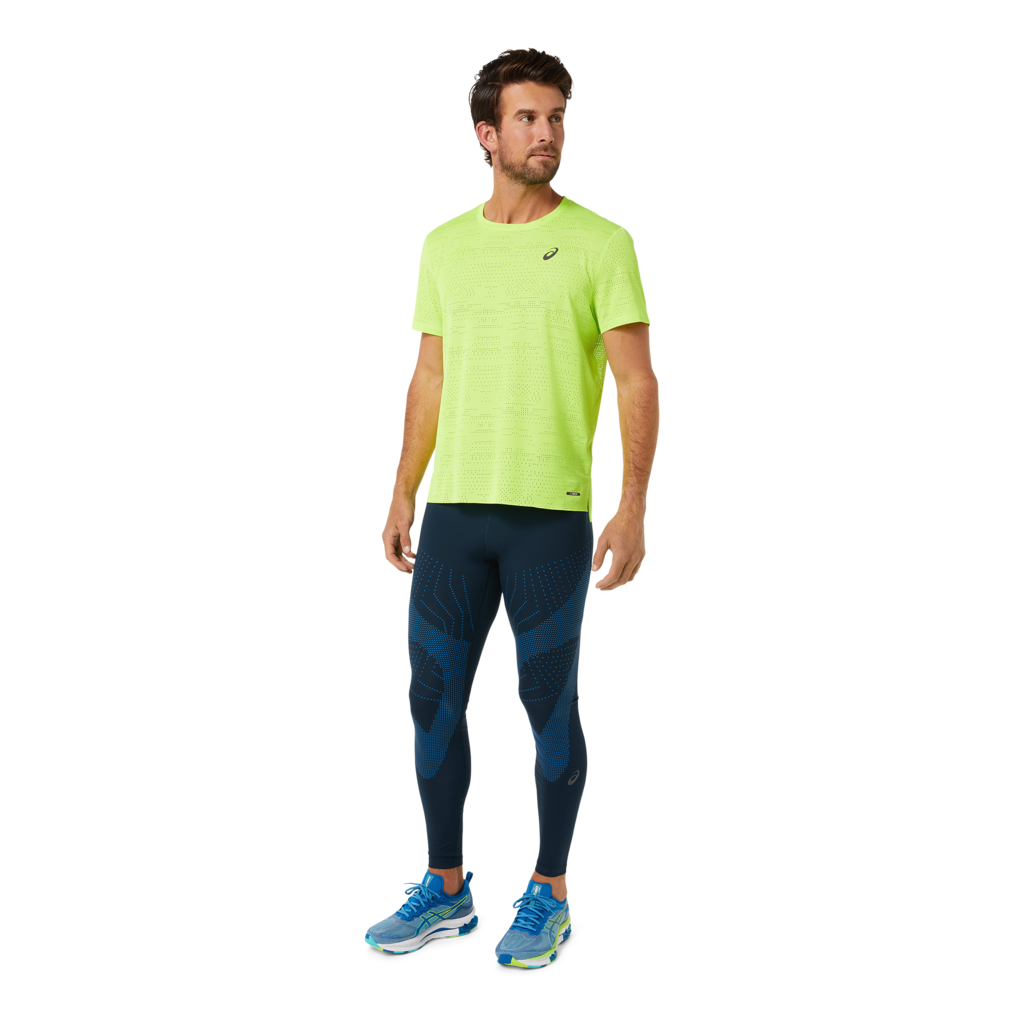 ASICS 蛍光イエロー ポロシャツ Asics Ventilate Actibreeze Short Sleeve Top Jaune fluo | Lepape
