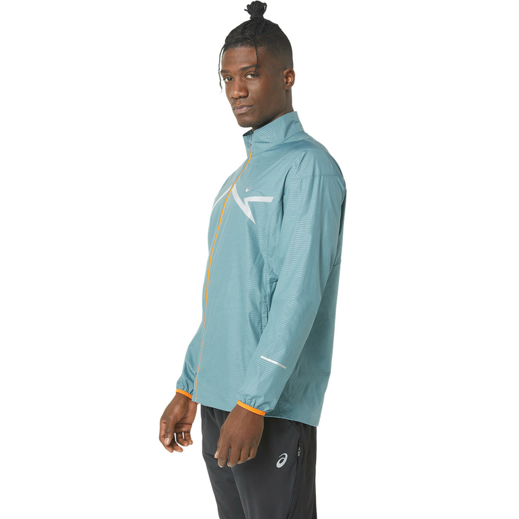 Lite-Show Jacket ASICS sky blue | Men's running jacket | POPE