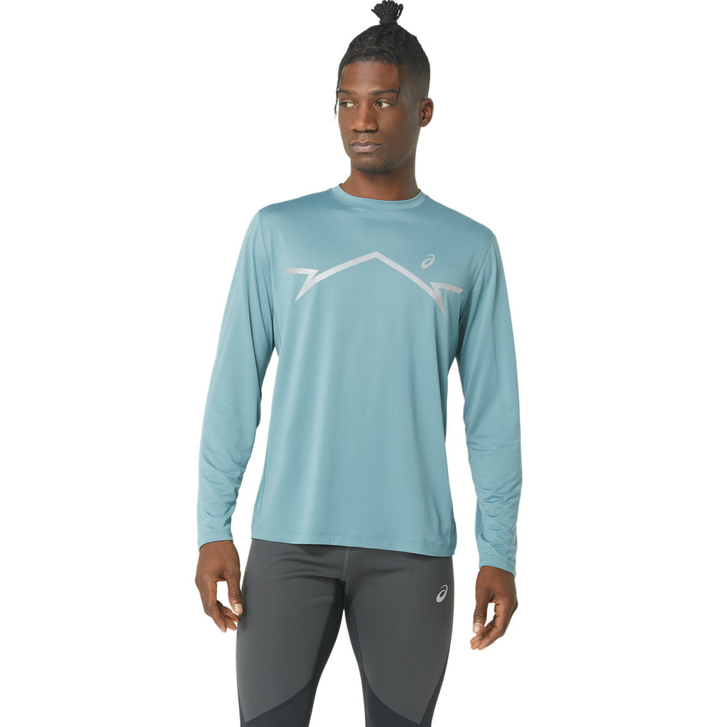 Asics Bleu Ciel Lite-Show Long Sleeve Top Man Sky Blue