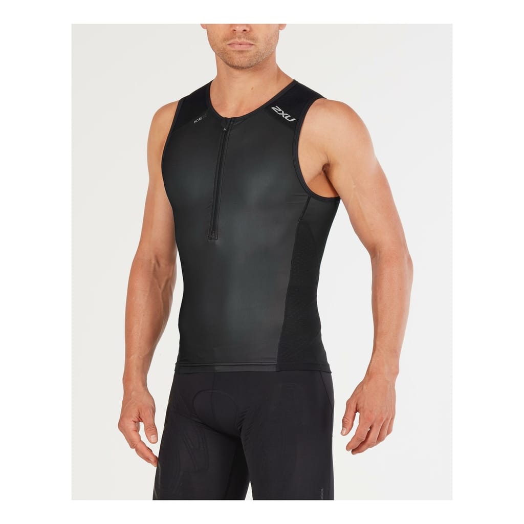 2Xu Noir Perform Tri Singlet Man Black