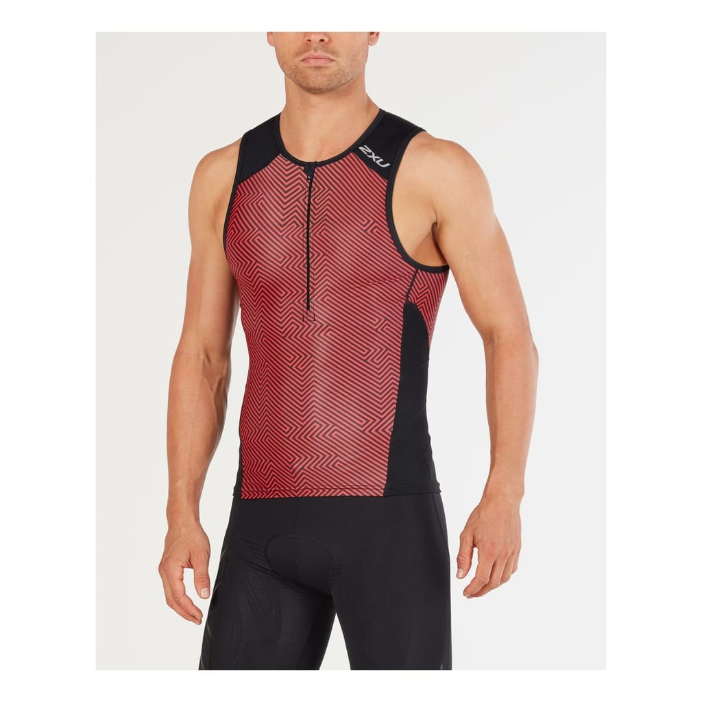 2Xu Noir Perform Tri Singlet Man Black