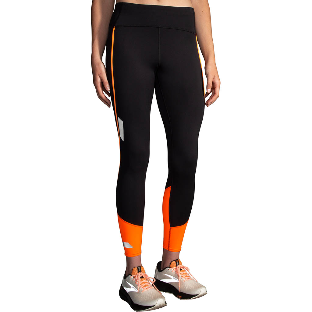 Brooks Running Women's Noir Run Visible Tight 2.0 Black