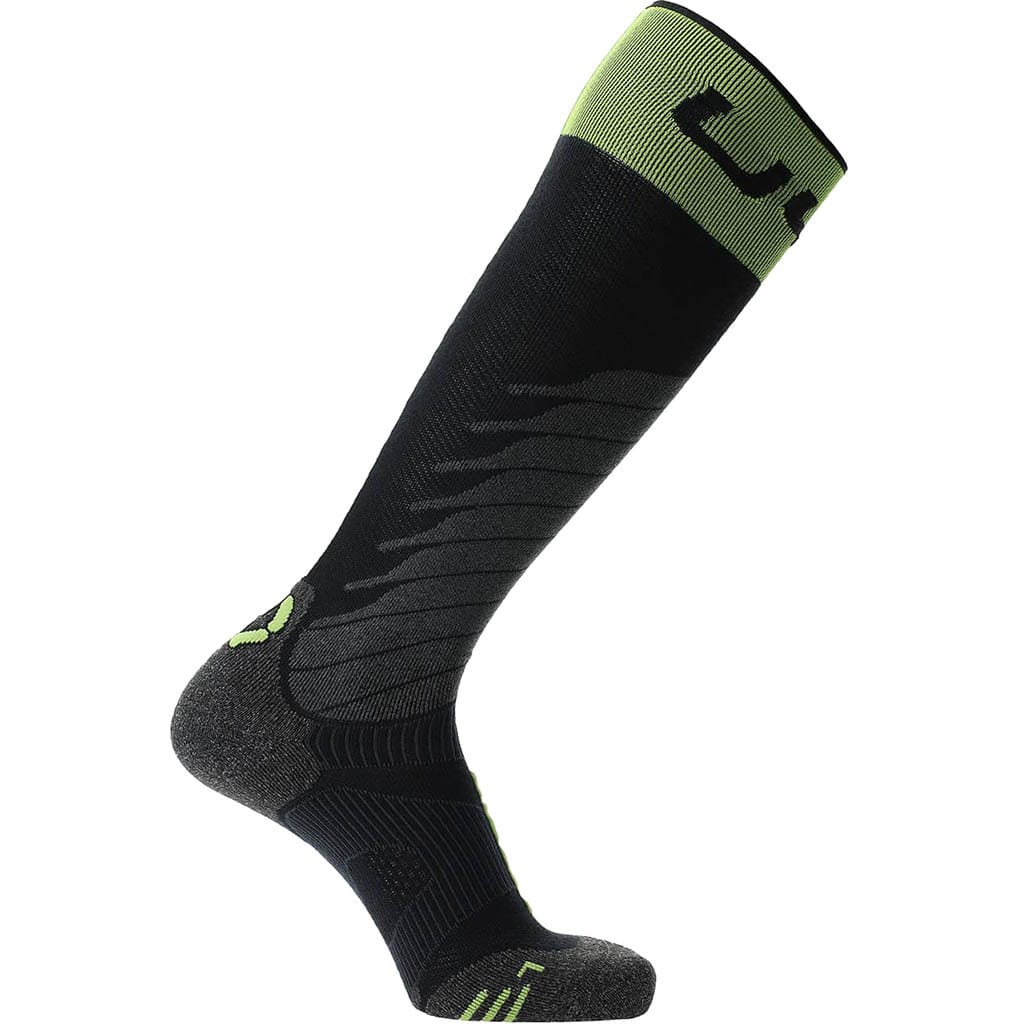 Uyn Noir Chaussettes De Ski One Merino Man Black