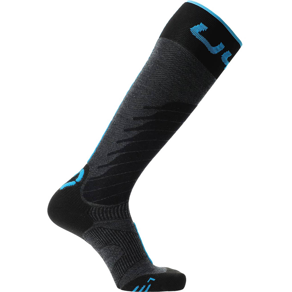 Uyn Noir Chaussettes De Ski One Merino Man Black