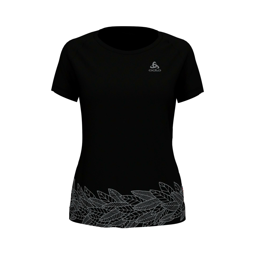 Odlo Women's Noir T-Shirt Manches Courtes Concord Black