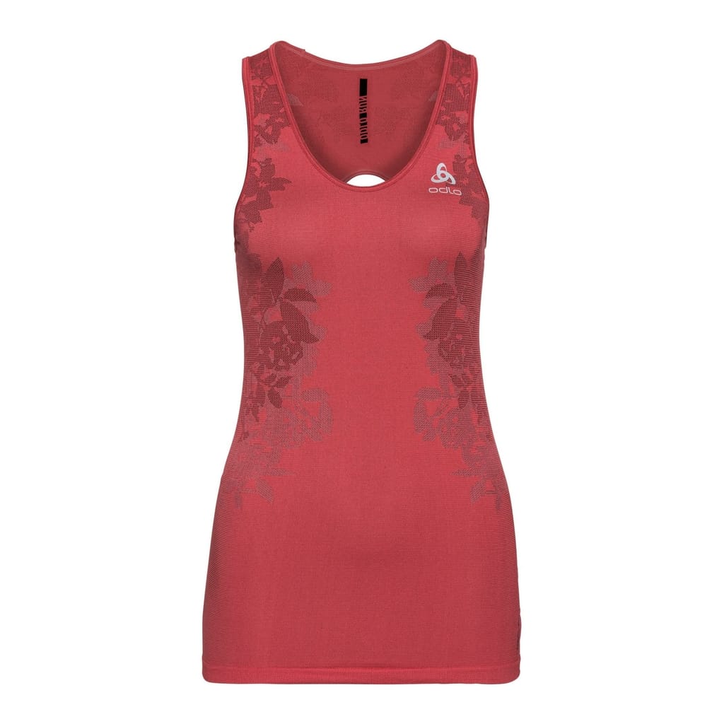 Odlo Women's Rouge Dã©Bardeur Ceramicool Blackcomb Pro Bl Red