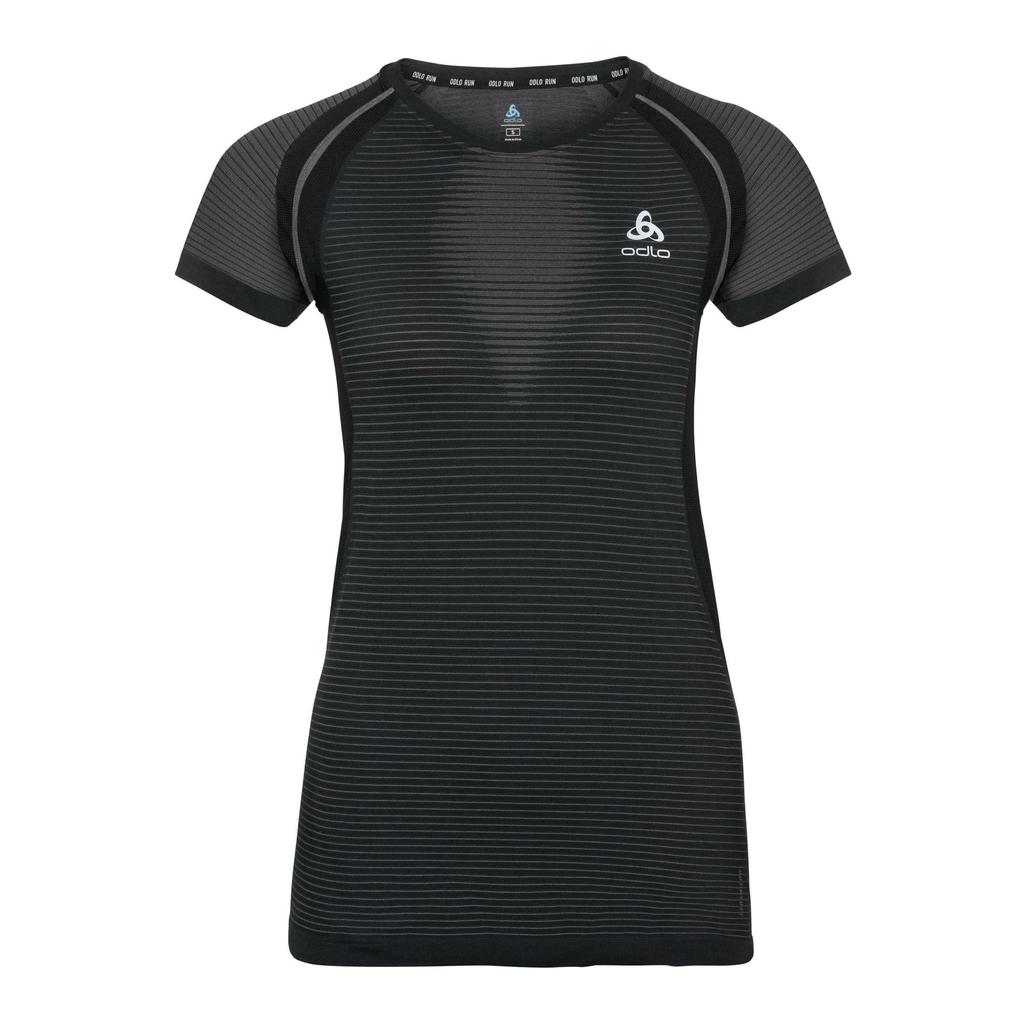 Odlo Women's Noir T-Shirt Manches Courtes Ceramicool Pro Black