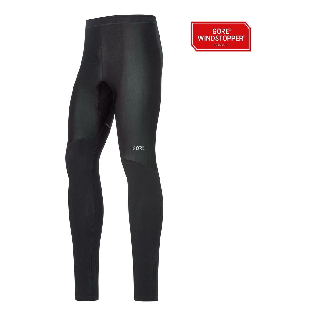 Gore Wear Noir R3 Partial Gore Windstopper Tight Man Black