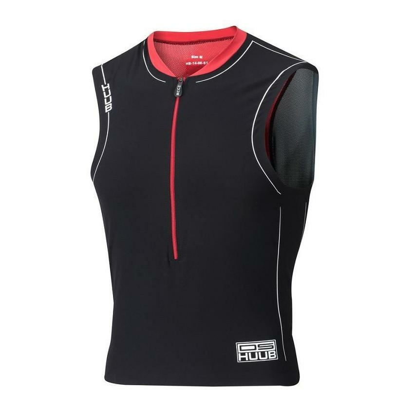 Huub Noir Dave Scott Tri Singlet Man Black