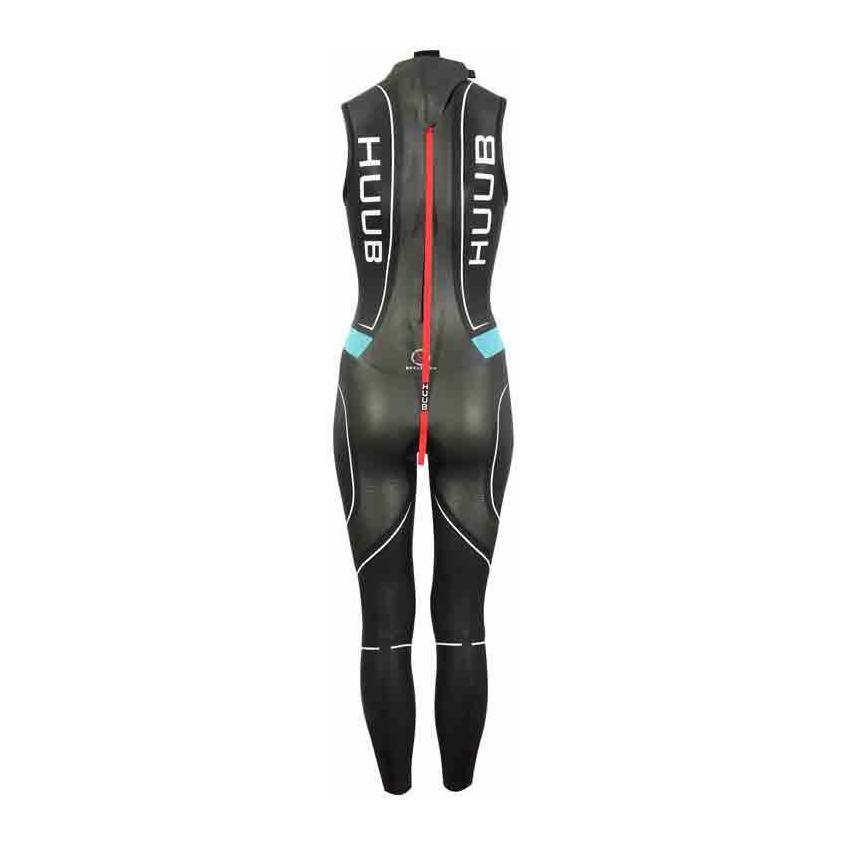 Huub aegis iii sleeveless 3:3 triathlon wetsuit black and