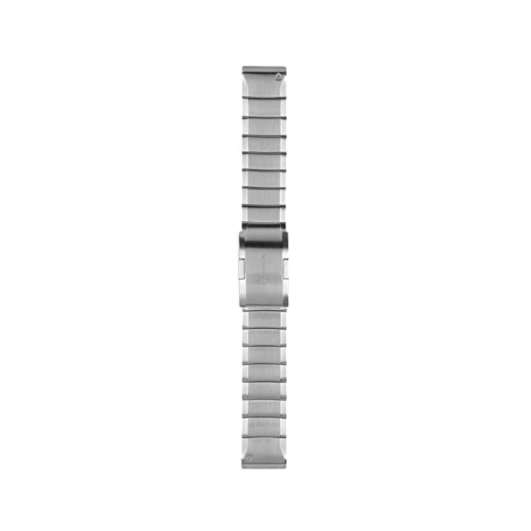 Garmin Argent Bracelet Acier Inoxydable Gris Quickfit 22Mm Fã©Nix 5 / 5 Plus Money