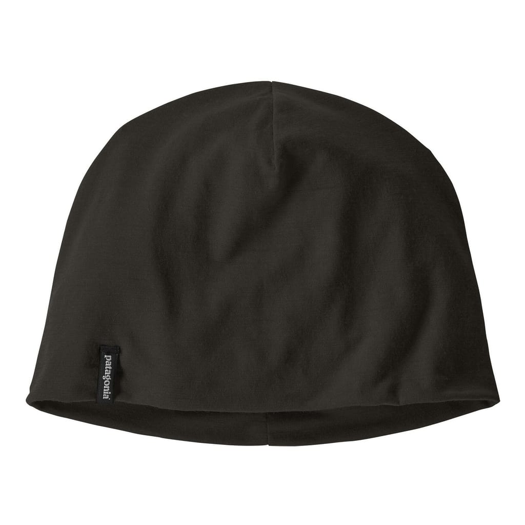 Patagonia Overlook Merino Wool Liner Beanie Homme Noir