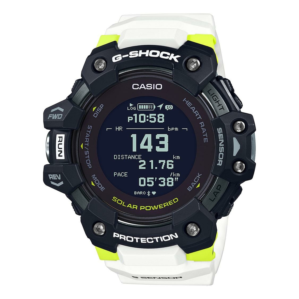 G-Shock G-Squad HR Blanc