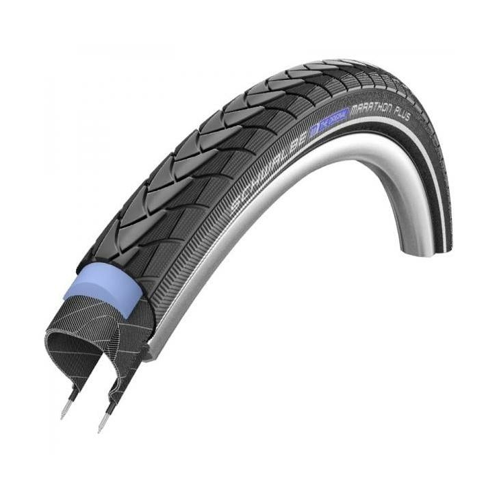 Schwalbe Noir Pneu Marathon Plus 26ÂX2.00 Smartguard Reflex Black