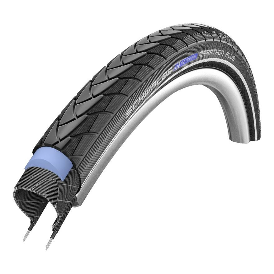 Schwalbe Noir Pneu Marathon Plus 700X28c Smartguard Reflex Black