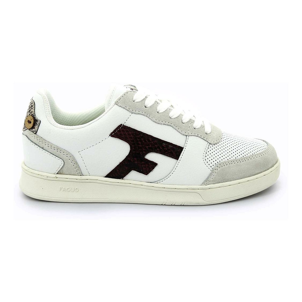 Faguo Pelle Nocciola Camoscio Bianco Papa