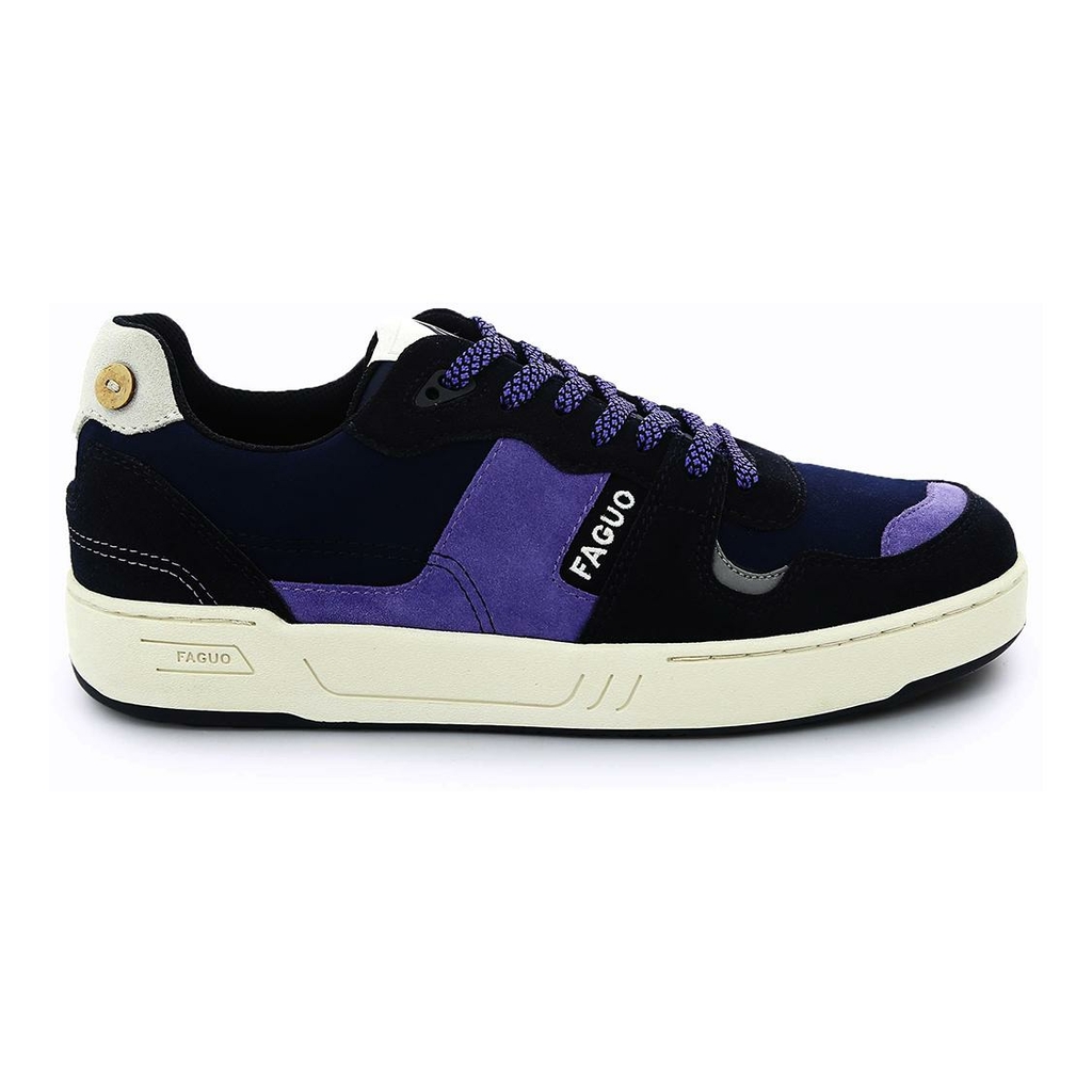 Faguo Bleu Foncã© Ceiba Syn Woven Suede Man Dark Blue