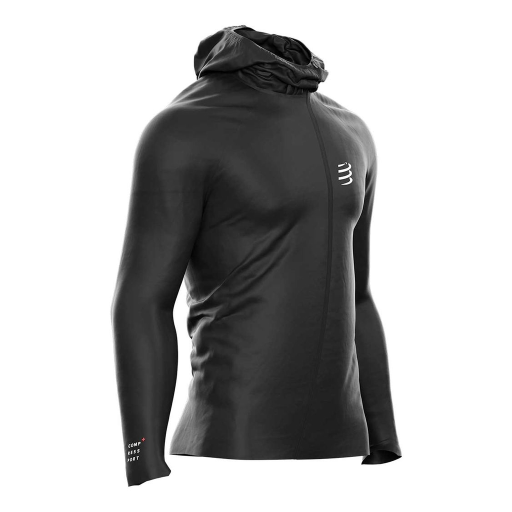 Compressport Noir Hurricane Waterproof 10/10 Jacket Man Black