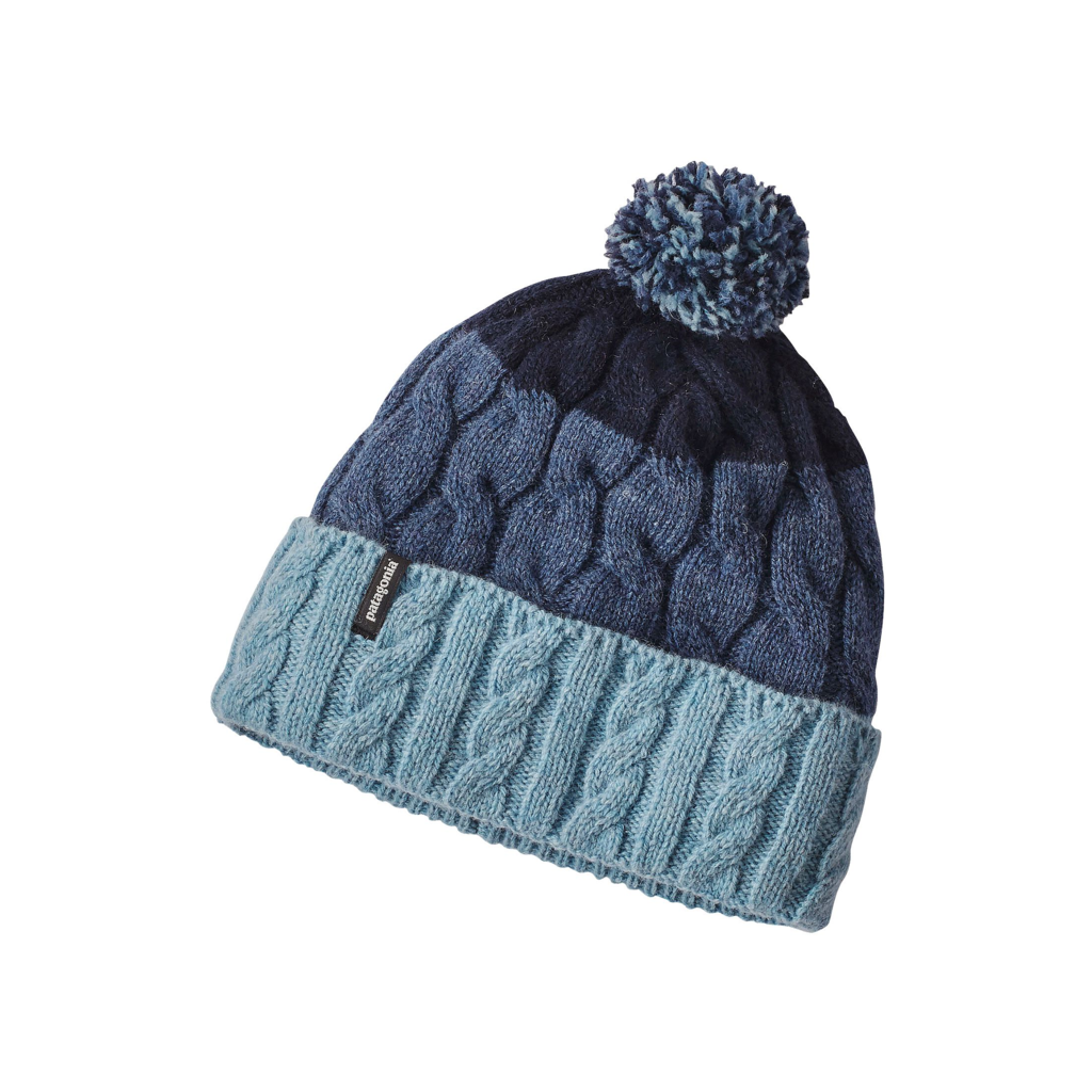Patagonia Pom Beanie Femme Bleu