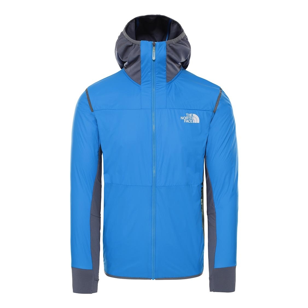 The north face speed tour alph blue hoodie: men's down jacket